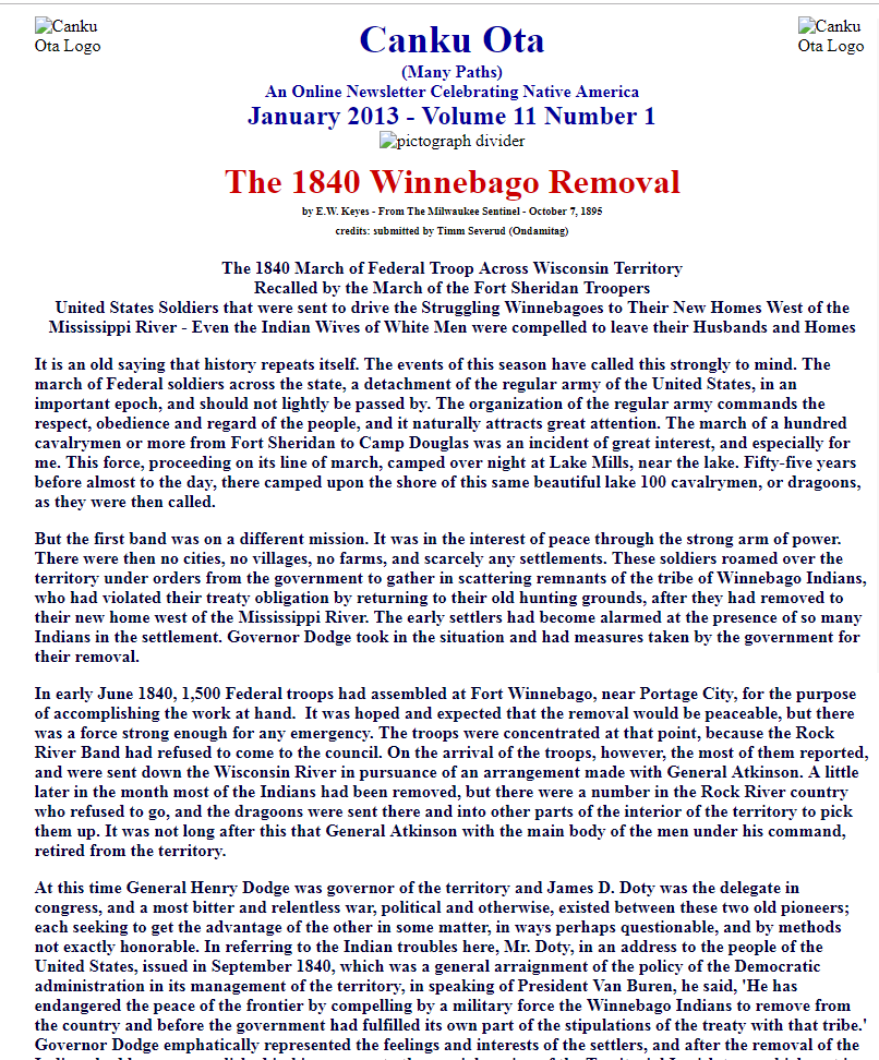 Image of the 1840 Winnebago Removal document