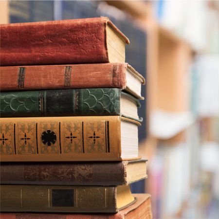 Stack of old books